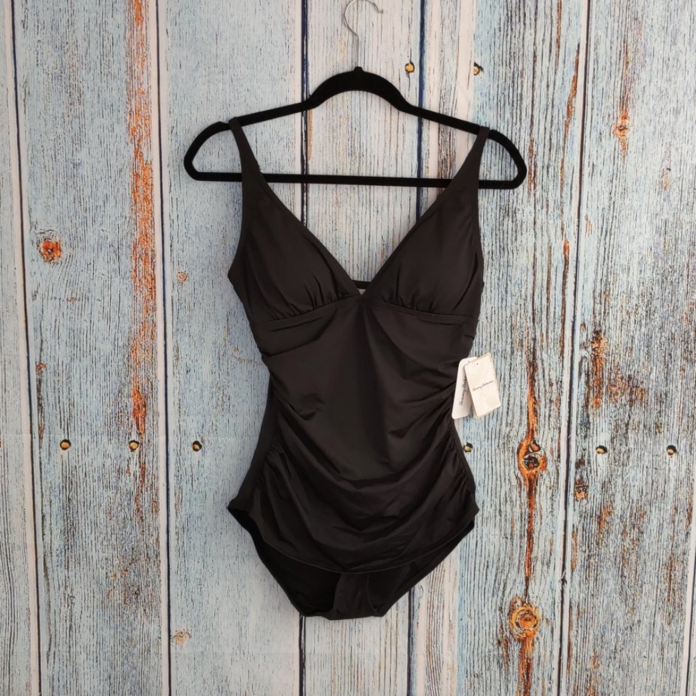 Tommy Bahama Pearl Over the Shoulder One Piece NWT